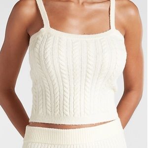 Cable Knit Cami Sweater